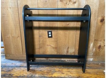 VIntage Black Painted Quilt Rack