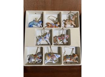 Lenox Carousel Christmas Tree  Ornaments - Set Of 16