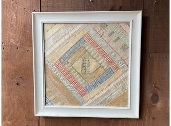 Vintage Silk Quilt Framed