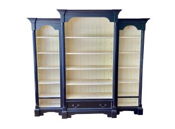 Fabulous Black Painted Arch BookCase