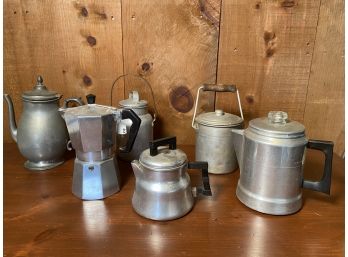 Vintage Coffee Pots - 6 Pieces