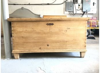 Vintage Wooden Toy Chest