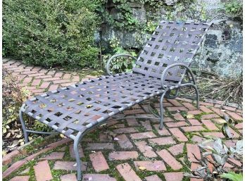 A Brown Jordan Outdoor Chaise Lounge