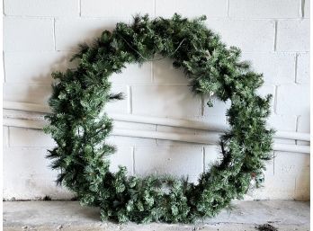 A Large Christmas Wreath