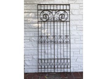 An Antique Wrought Iron Garden Trellis