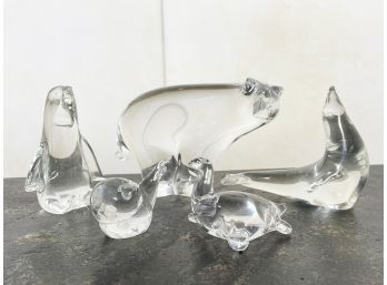 Assorted Crystal Figurines