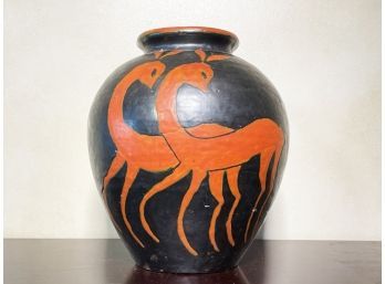 A Vintage Czechoslovakian Art Vase