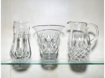 A Trio Of Crystal Decanters