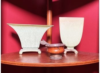 A Pairing Of Art Deco Cowan Pottery And More Decor