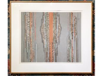 A Framed Vintage Lithograph By Robert Quijada 'Southwest II'