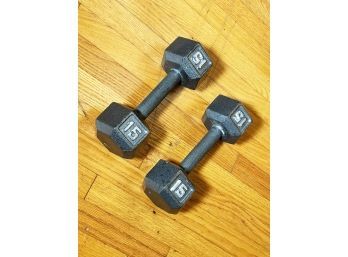 15 Lb Dumbbells