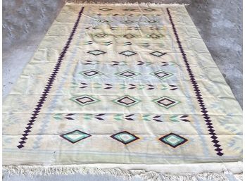 A Geometric Wool Rug