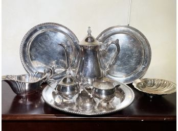 An Assortment Of Vintage Silverplate