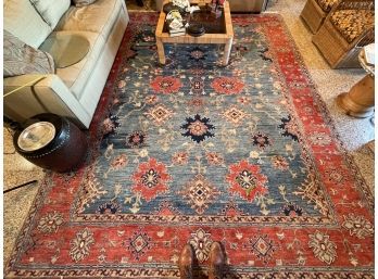 A Gorgeous Hand Knotted, Hand Dyed Indo-Persian Rug