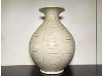 A 1920's Danish Glazed Earthenware Vase By Herman Kahler