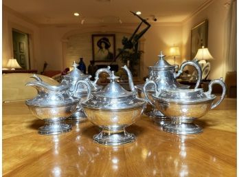 A Vintage Reed & Barton Tea Service, Electro Plated Nickel Silver