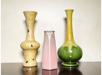 Vintage Art Pottery Vases By Rockwood Pottery And More