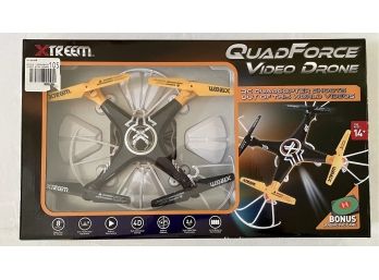 QuadForce Video Drone By XTREEM With Bonus Landing Pad