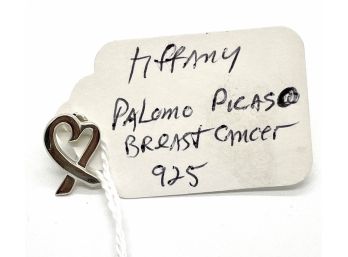 Tiffany - Palomo Picaso Breast Cancer Pin Marked 925