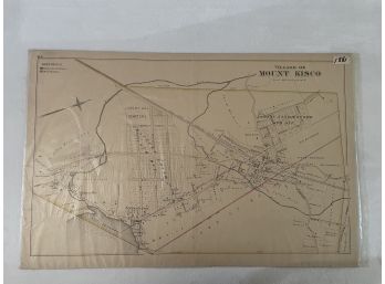 Vintage Village Of Mount Kisco Map