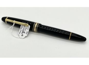 Montblanc Meisterstuck #146 Fountain Pen W/ 14K Tip Marked 4810 - Black