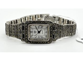 Vintage Marcasite 6 Inch Watch