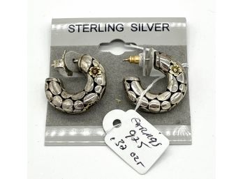 Pair Of Sterling Earrings