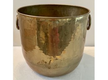 Large Brass Planter