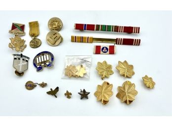 Lot Of Vintage Military Pins