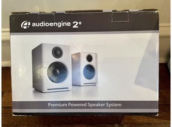 Pair Of Audio Engine 2 Plus Premium Powered Speakers In Satin Black