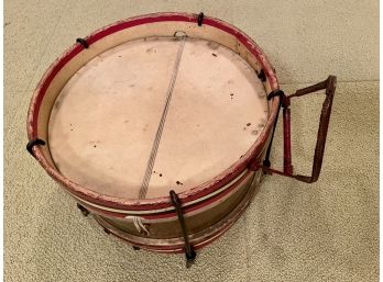 Antique Colonial Regiment Style Toy Drum