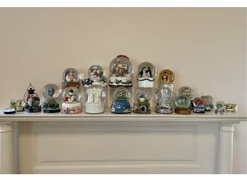 Collection Of 24 Snowglobes