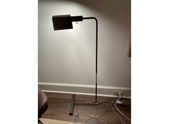 Copper Tone Modern Floor Reading Lamp