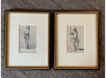 Two Beautifully Custom Framed Antique Engravings