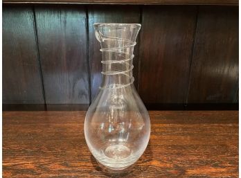 Simon Pearce Signed Wine Decanter