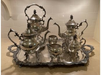 Vintage Silver Plated Coffee & Tea Service