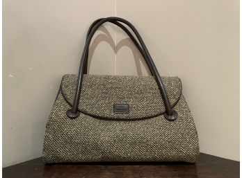 Lulu Guinness Tweed & Leather Handbag