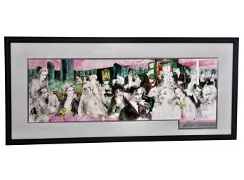 Leroy Neiman (American, 1921-2012) Hand Signed Serigraph Titled 'Polo Lounge'