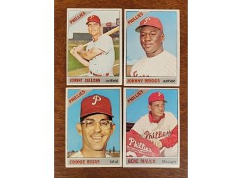 1966 Topps Philadelphia Phillies  Baseball Cards Lot 3