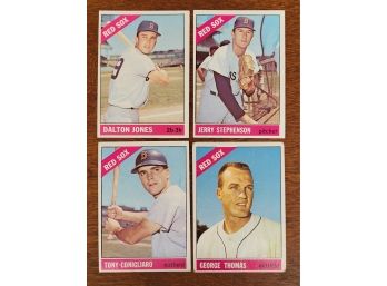 1966 Topps Boston Red Sox  Baseball Cards Lot 6