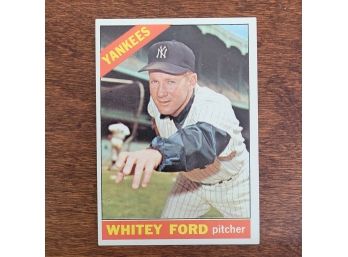 1966 Topps #160 Whitey Ford Baseball Card