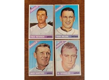 1966 Topps California Angels  Baseball Cards Lot 3