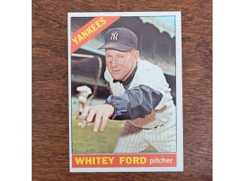 1966 Topps #160 Whitey Ford Baseball Card