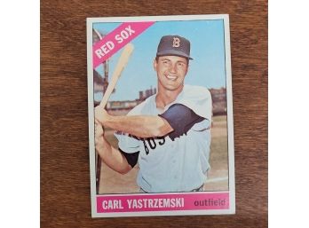 1966 Topps #70 Carl Yastrzemski Baseball Card