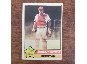 1976 Topps #300 Johnny Bench Baseball Card