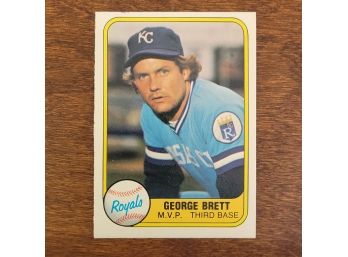 1981 Fleer #28 George Brett Baseball Card