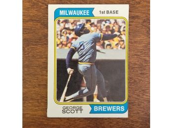 1974 Topps #27 George Scott Baseball Card