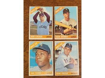 1966 Topps Chicago White Sox Baseball Cards Lot 4