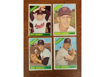 1966 Topps Washington Senators Baseball Cards Lot 1