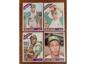 1966 Topps Kansas City Athletics Baseball Cards Lot 5